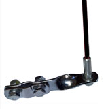 660mm Fibre Glass Flexi Whip Aerial & Bracket Black