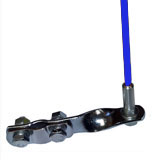 900mm Fibre Glass Flexi Whip Aerial & Bracket Blue