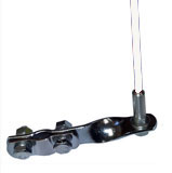 900mm Fibre Glass Flexi Whip Aerial & Bracket White