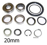 Front Hub Bearing & Seal Kit T5-Efl-Disc 20mm