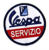 Vespa Servizio Patch 80mm