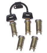 Barrel Lock  And Keys Set Of 5 PK Models