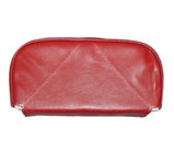 Backrest Pad Red White Piping 280 x 140mm