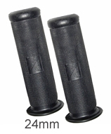 Handlebar Grips Vintage Vespa Black 24mm Italian