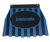 Lambretta Mudflap Blue-Black Striped 9