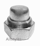 Rear Hub Nut M:16 Nylock S/1-2-3 Indian