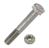 Lower Rear Damper Bolt & Nut M10 x 75mm S/S