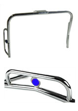 Lambretta S/1-2-3-GP Cuppini Rear Crash Bar Blue Gems