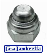 Lambretta Front Hub Spindle Nylock Nut M12 Italian