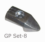 Alloy Channel  End Caps GP Set x8