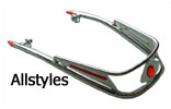 Chrome Mudguard Bumper Bar Ulma Spec Red Gems