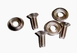 LI Series-3 Headlight Rim Screws & Cups S/S