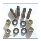 Lambretta Rear Hub Bearing Securing Plate Stud Kit