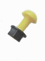 Yellow Plastic No: Plate Screw & Nut