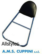 Rear Chrome Backrest Cuppini ET2-4-GTS Models