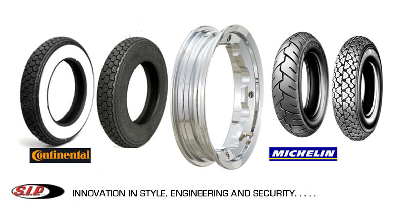 Lambretta & vespa Tubeless wheel rims Lambretta & vespa Tubeless wheel rims