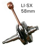 Li-Sx Std Crankshaft & S/End Bearing 16mm Italian